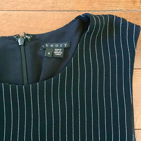 DONATED Theory Cute Striped Shift Dress - Picture 5 of 7